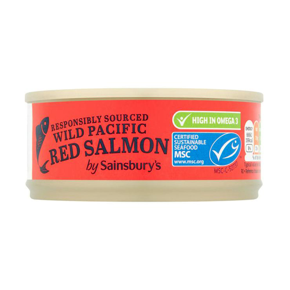 Sainsbury's Wild Pacific Red Salmon 105g