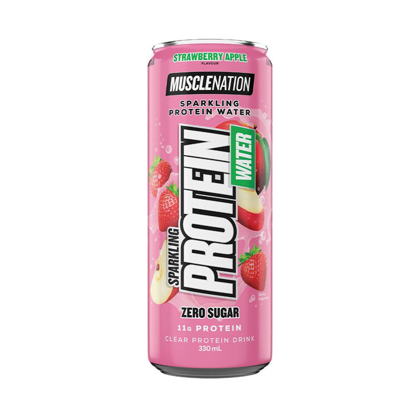 Muscle Nation Sparkling Protein Strawberry with Apple 330ml