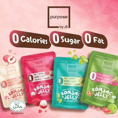 Purpose by JS 0 White Grape Konjac Jelly 216g
