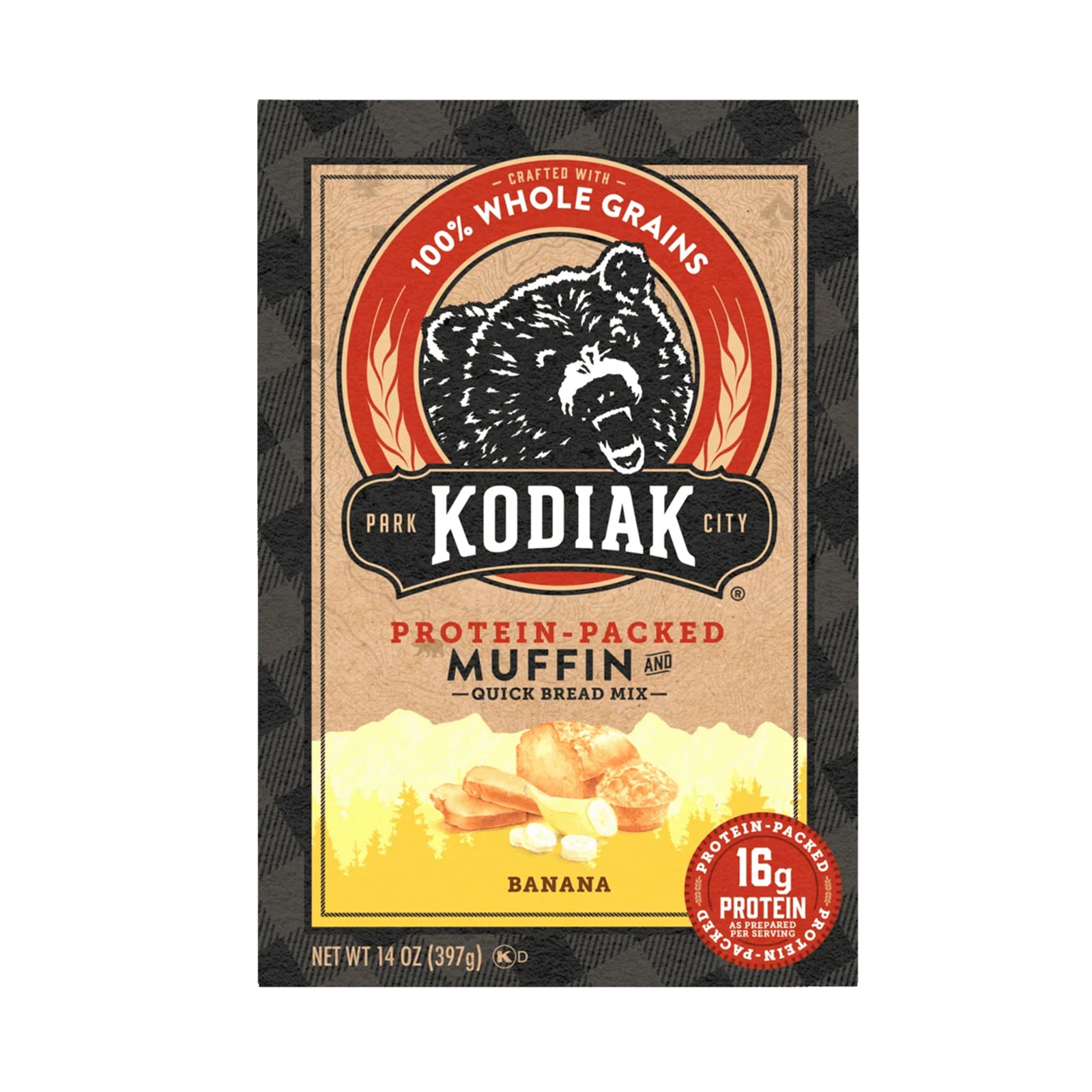 Kodiak Banana Muffin Mix 397g