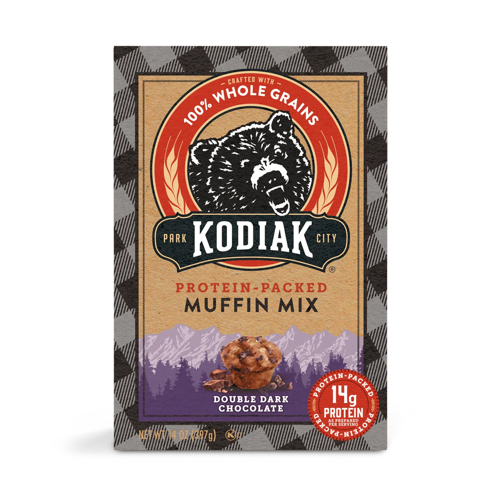 Kodiak Double Chocolate Protein Muffin 397g