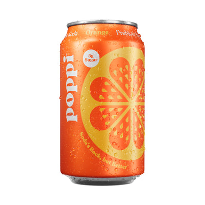 Poppi Orange Prebiotic Soda 355ml