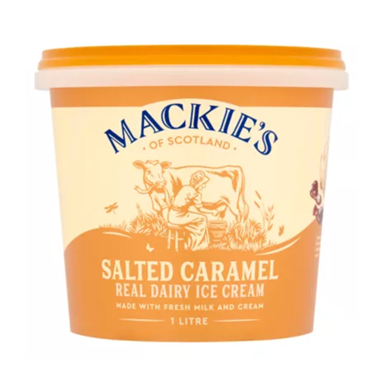 Mackie's Salted Caramel Ice Cream Tub 1L