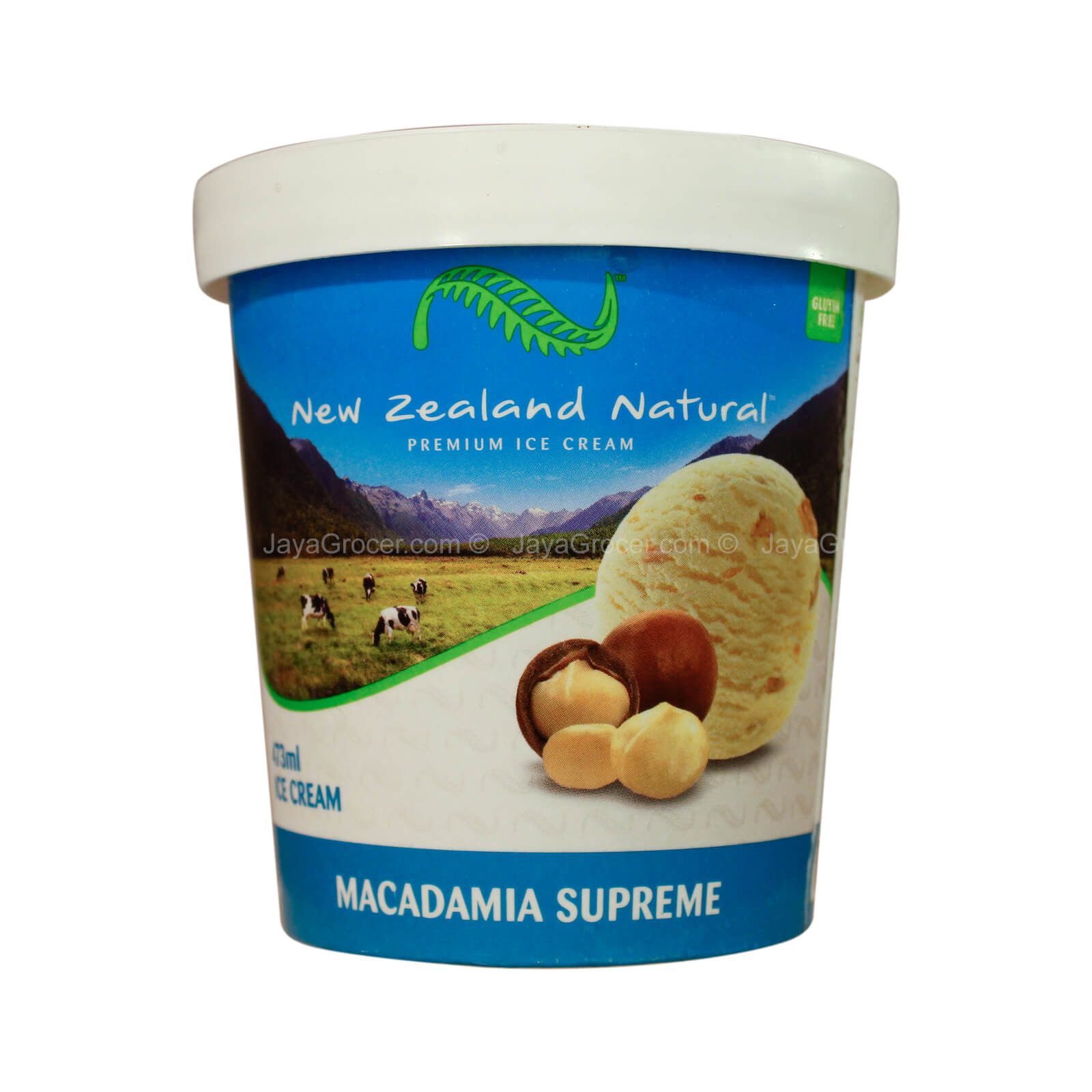 New Zealand Natural Macadamia Supreme Ice Cream 473ml