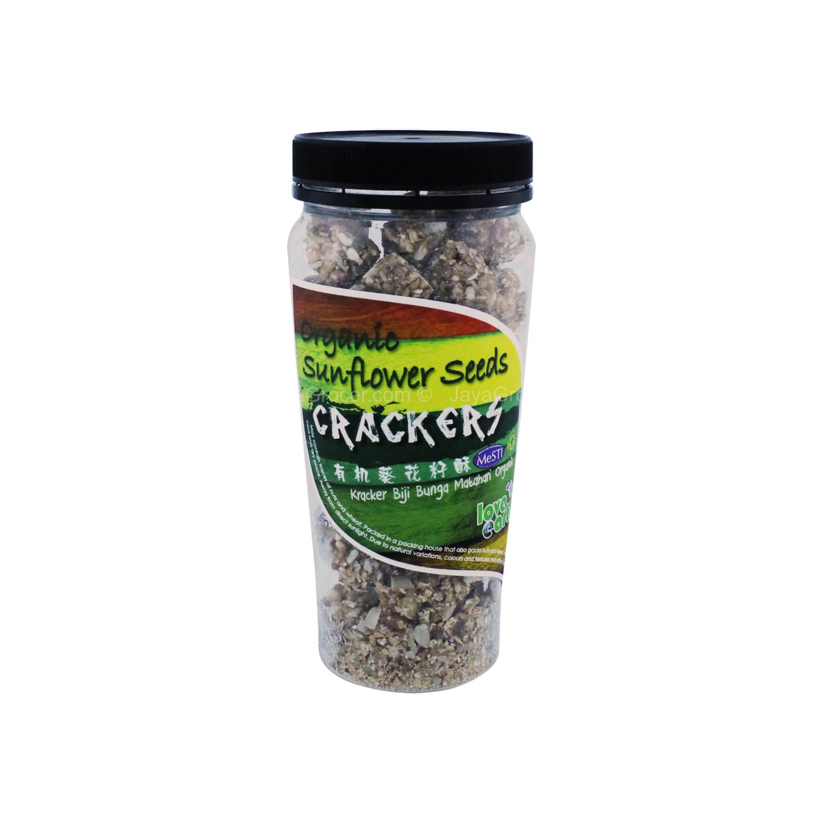Love Earth Organic Sunflower Seeds Crackers 100g
