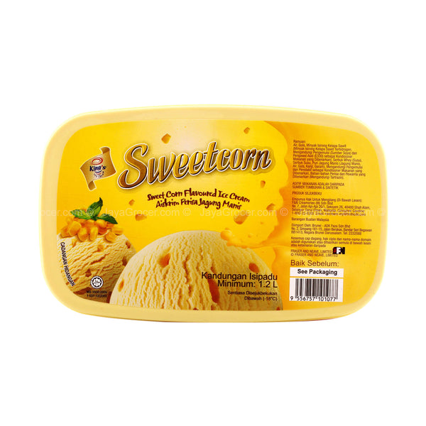 King’s Sweetcorn Tub Ice Cream 1.2L