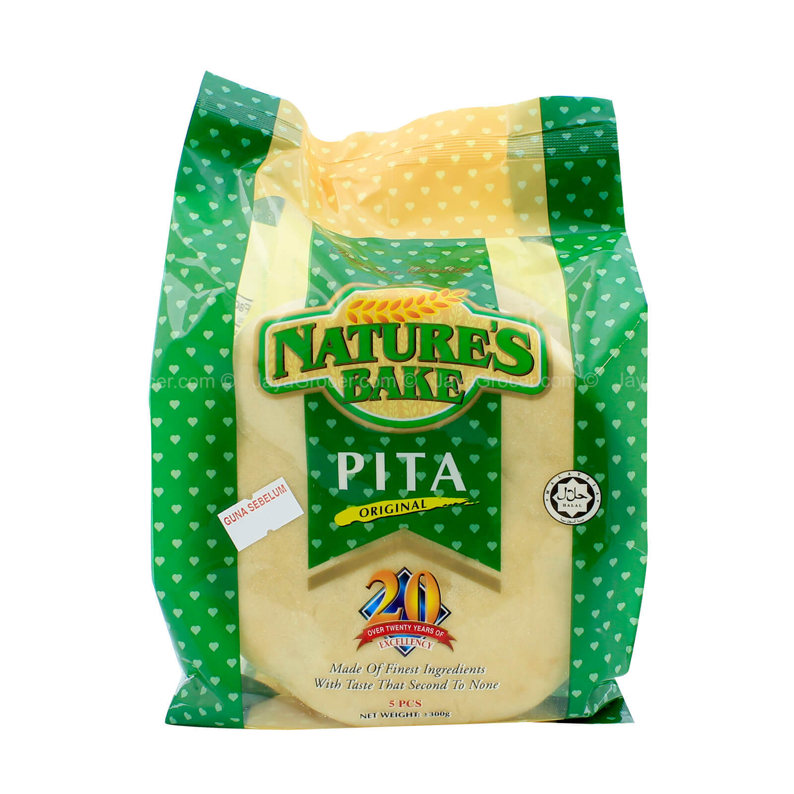 Nature’s Bake Pita Bread Original 300g
