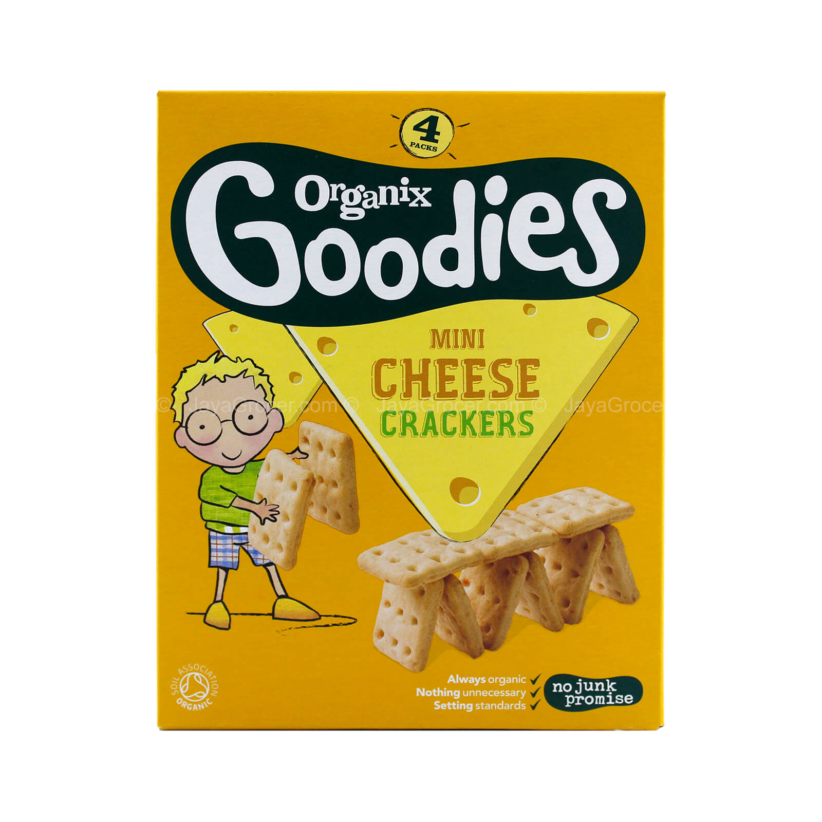 MINI CHEESE CRACKER 4X20G *1