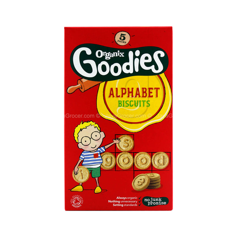 Organic Goodies Alphabet Biscuits 25g x 5pcs