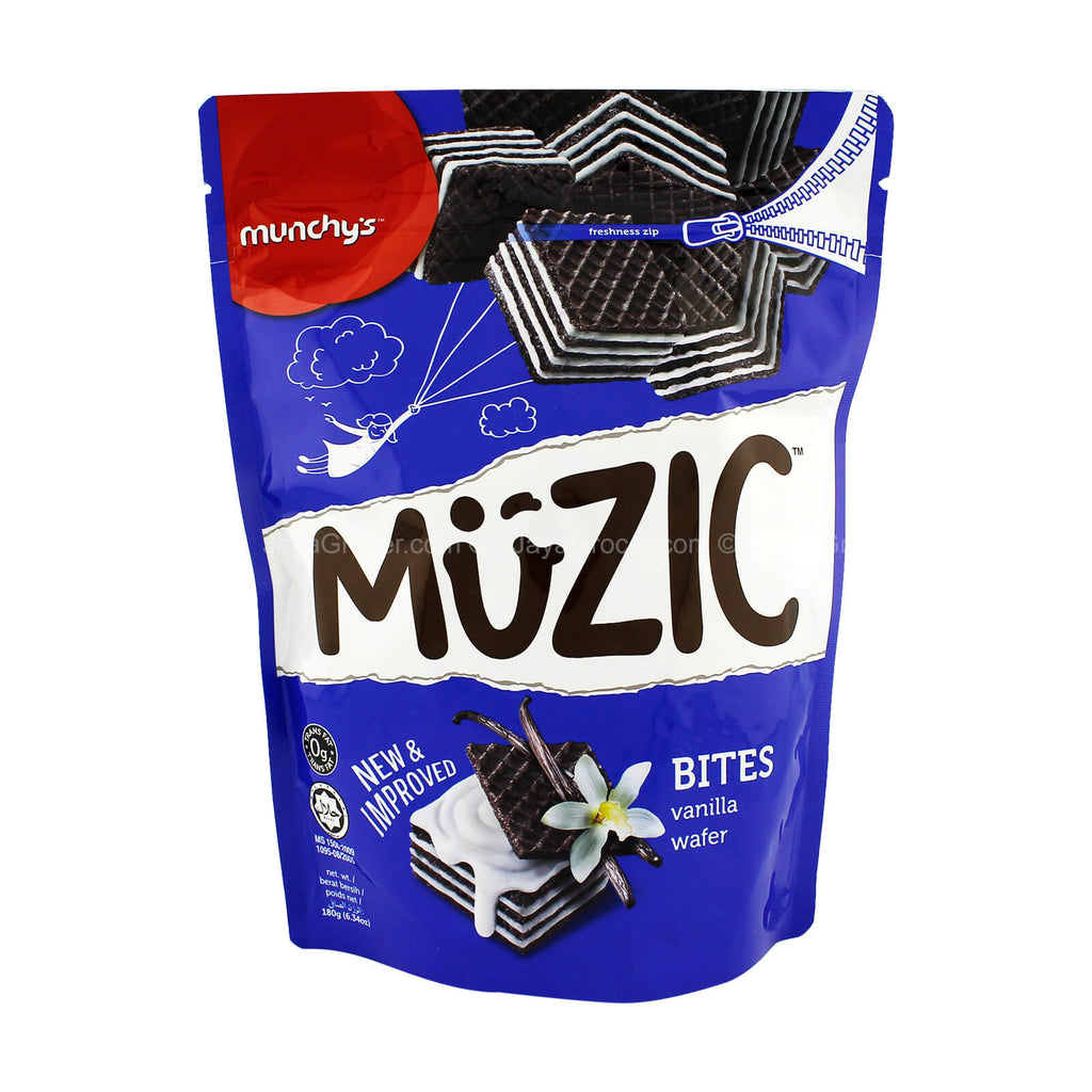 Munchys Muzic Vanilla Wafer Bites 180g