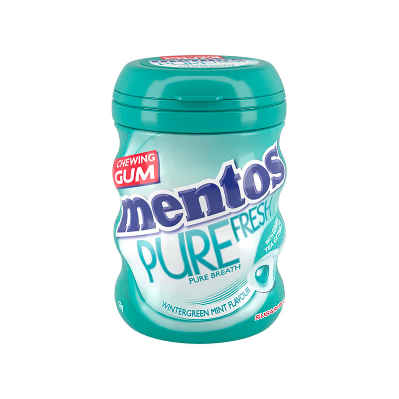 Mentos Pure Fresh Wintergreen Mint Chewing Gum 57g