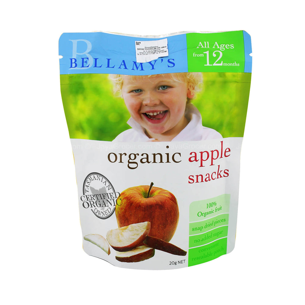 Bellamy’s Organic Apple Snacks 20g