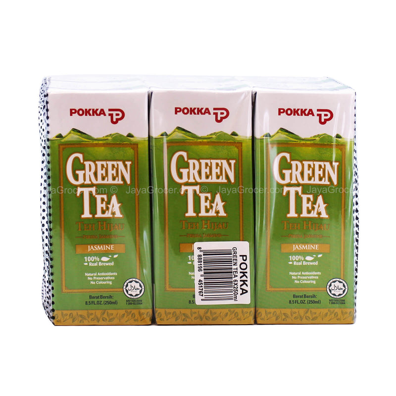 Pokka Jasmine Green Tea Drink 250ml x 6