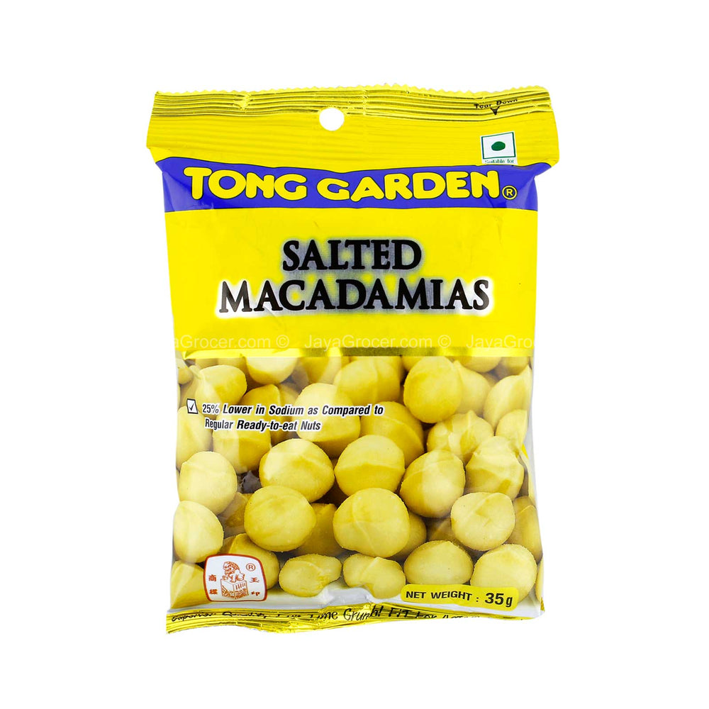 Tong Garden Salted Macadamias 35g