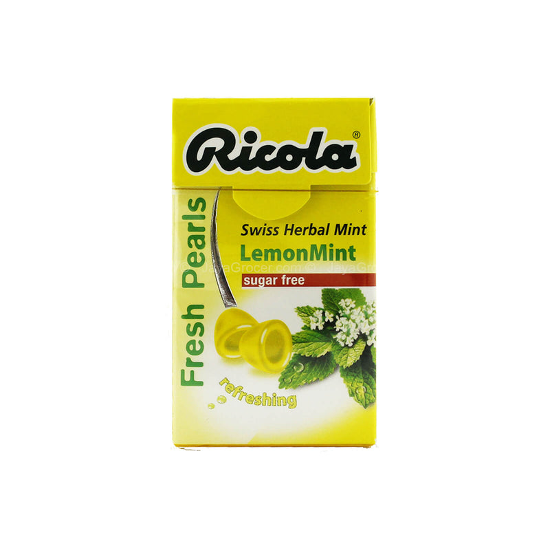 Ricola Fresh Pearls Lemon Mint Swiss Herbal Mint 25g