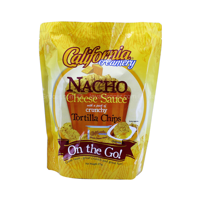 California Creamery Nancho Cheese Sauce & Tortilla Chips 273g
