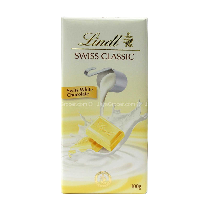 Lindt Swiss Classic White Chocolate Bar 100g