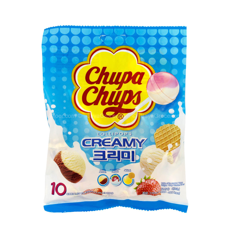 Chupa Chups Creamy Lollipops 110g