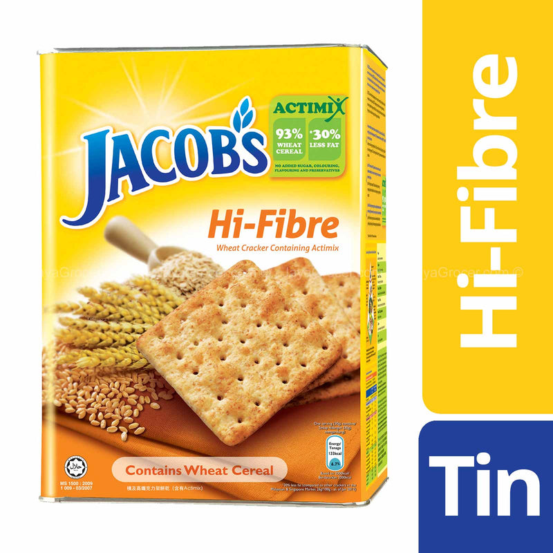 Jacob’s Hi-Fibre Wheat Cracker 600g