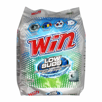 WIN LOW SUDS POWDER (REFILL) 3KG *1