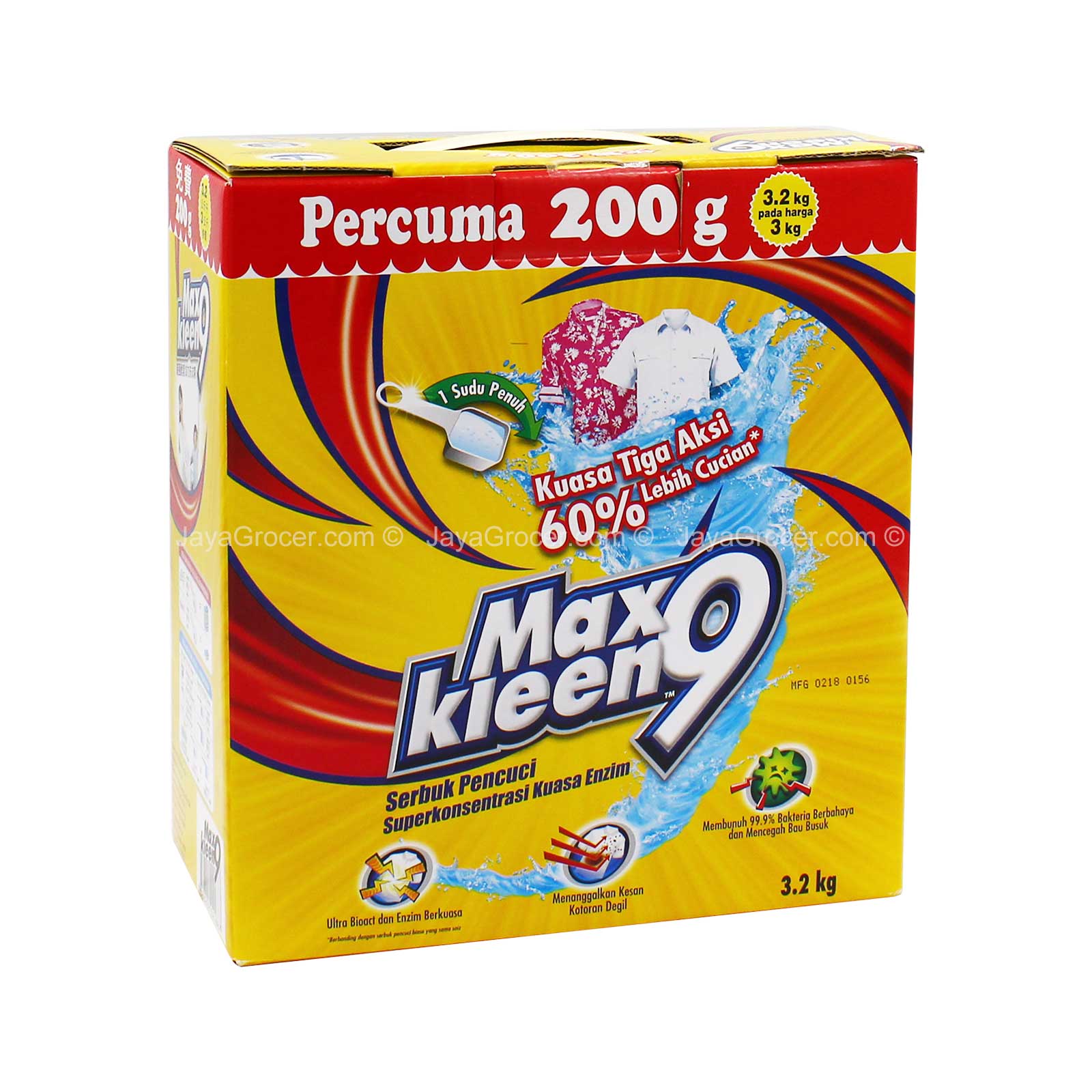 Maxkleen 9 Super Emzyme Power 3kg