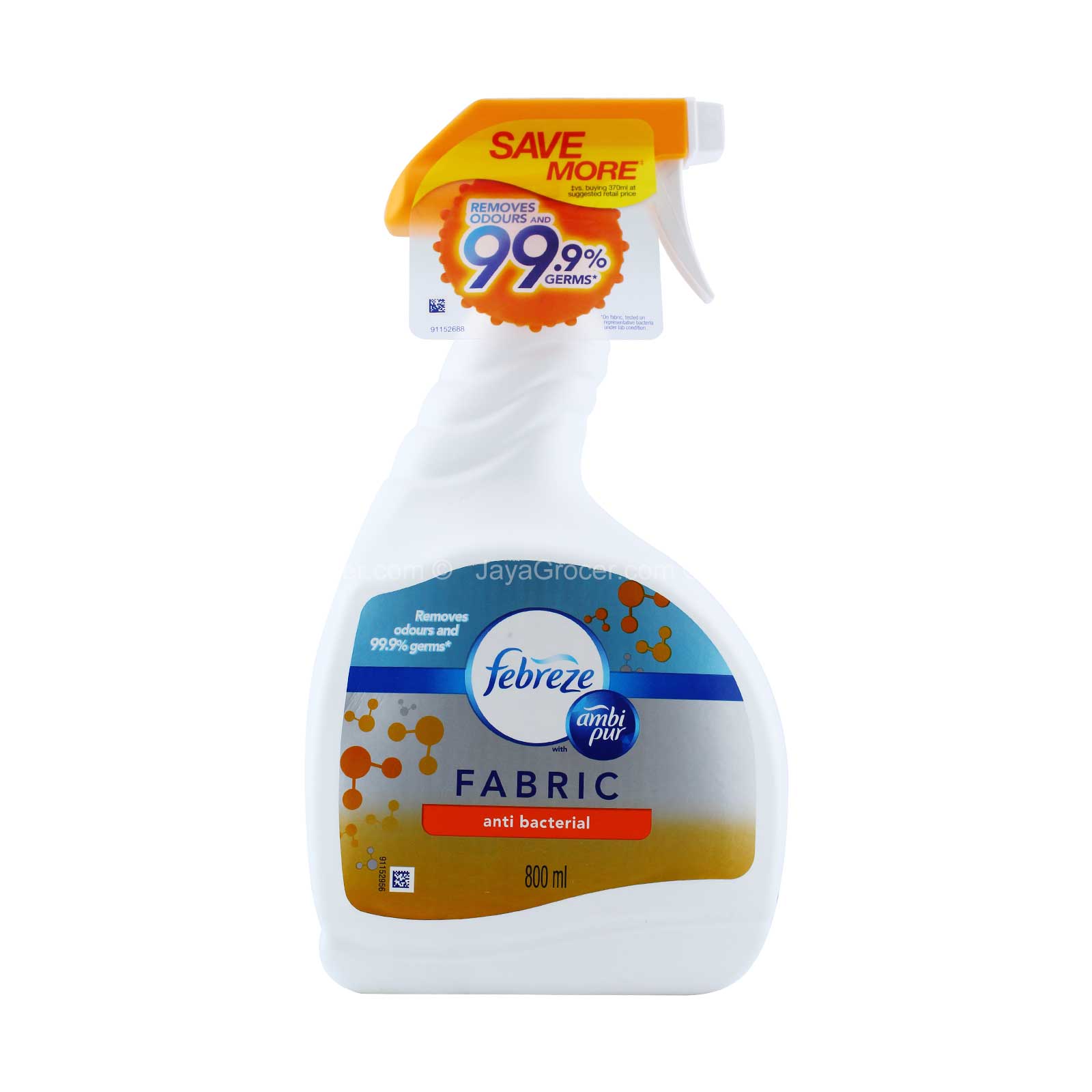 Febreze with Ambi Pur Fabric Refresher Anti Bacterial 800ml