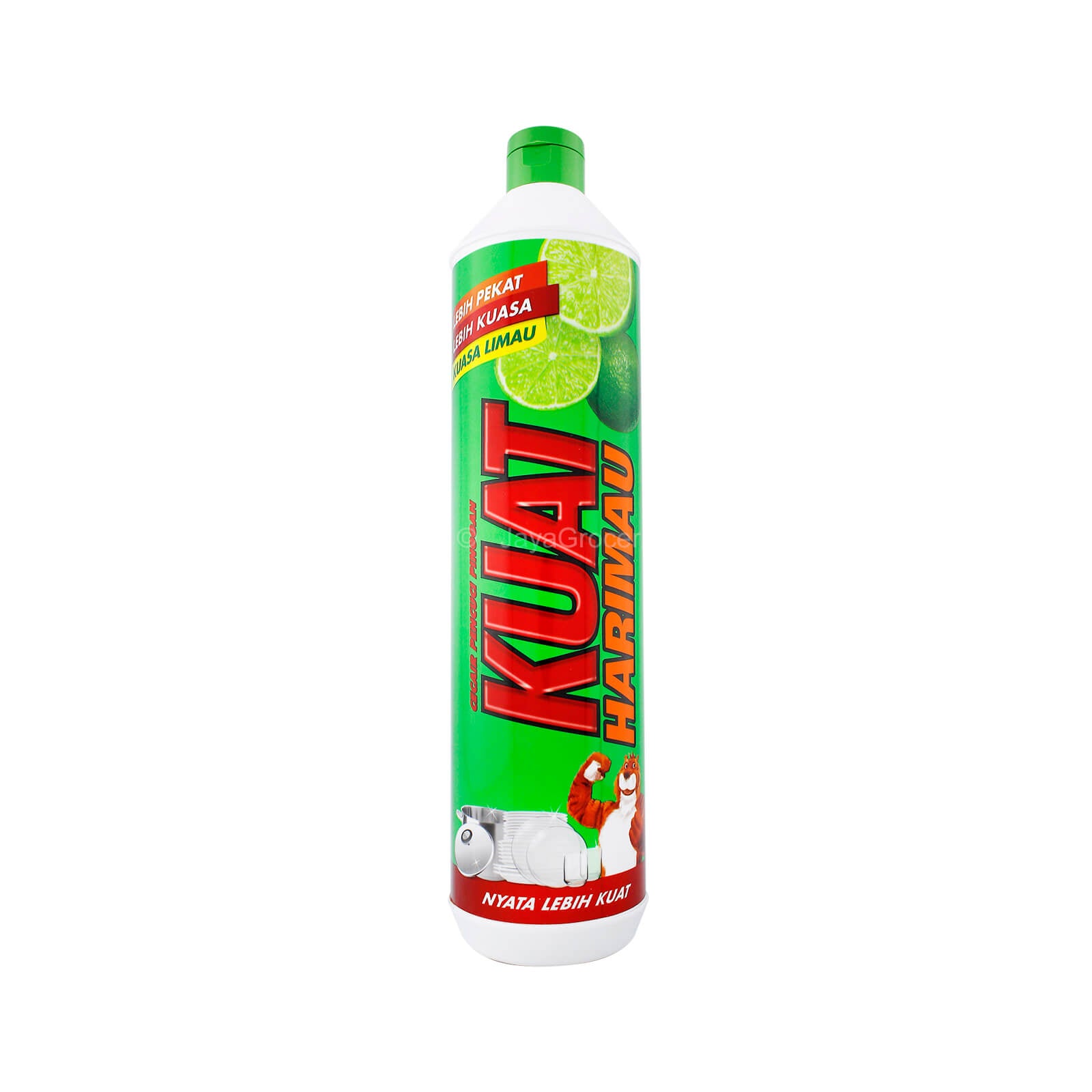 Kuat Harimau Lime Dishwashing Liquid 900ml – Jaya Grocer | Plaza Jelutong