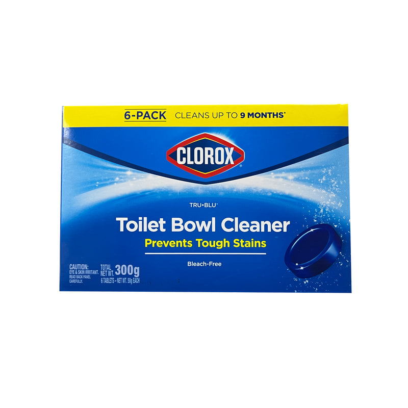 Clorox Tru Blu Toilet Bowl Cleaner 50g x 6