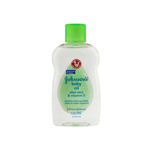 Johnson's Baby Oil with Aloe Vera & Vitamin E 125ml