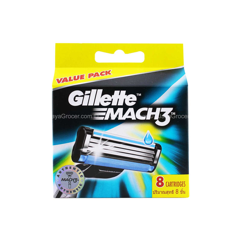 Gillette Mach 3 Razor Cartridge 8set