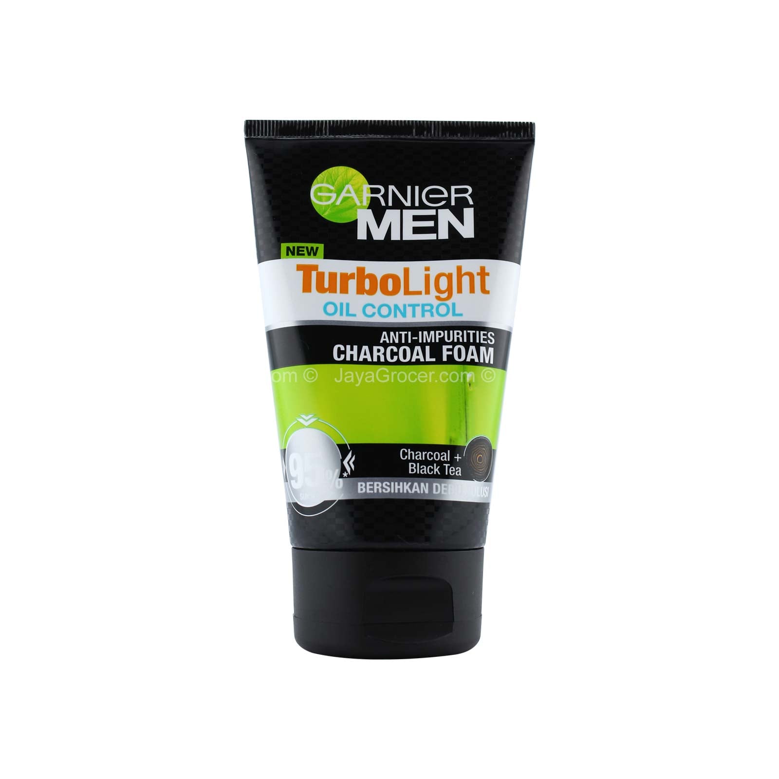 Garnier Men Turbolight Oil Control 3 in 1 Charcoal Face Cleanser 100ml