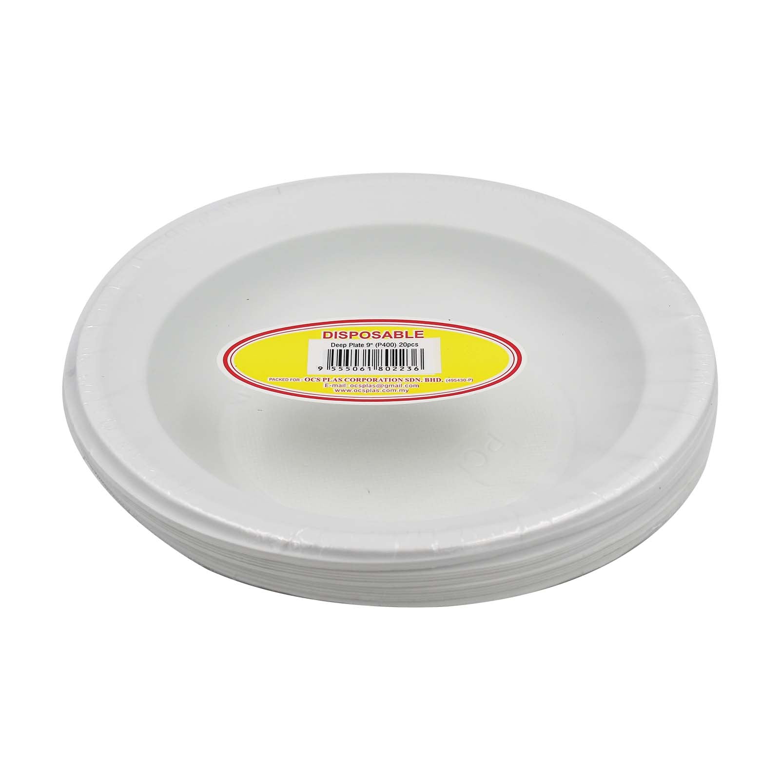 Disposable Deep Plate (9'inch) 20pcs