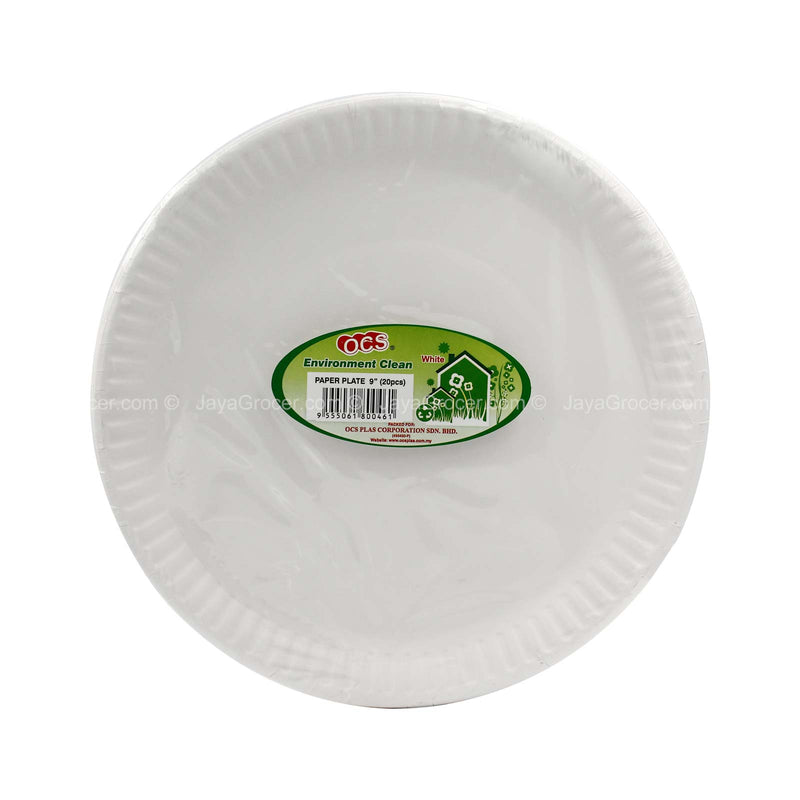 OCS Paper Plate 20pcs