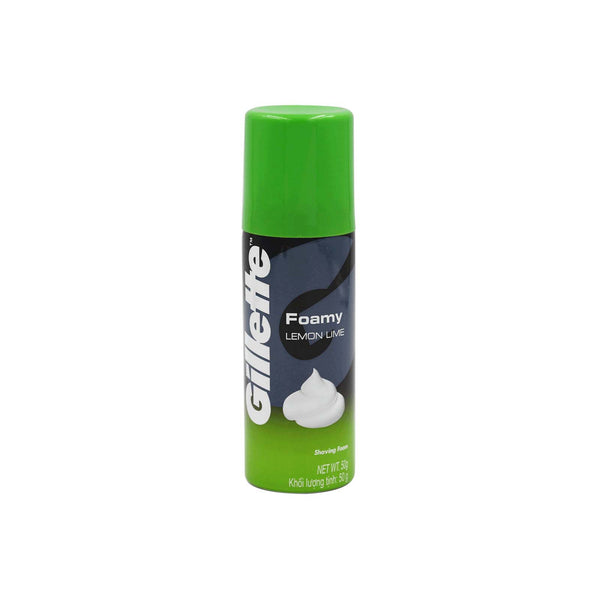 Gillette Foamy Lemon Lime Shaving Foam 50g
