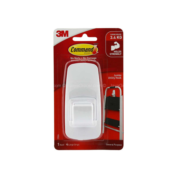 Command Utility Hook Jumbo 1HK+4ST 1pack