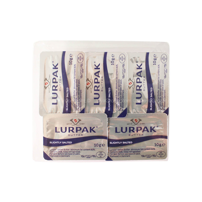 Lurpak Slightly Salted Butter Mini Packs 8g x 10