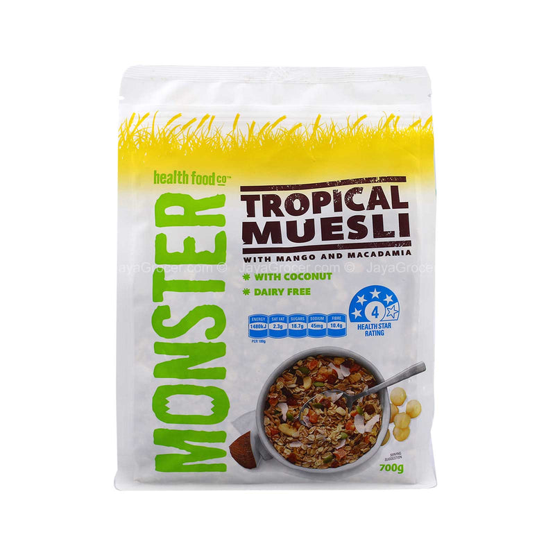 Monster Health Food Co Tropical Muesli 700g