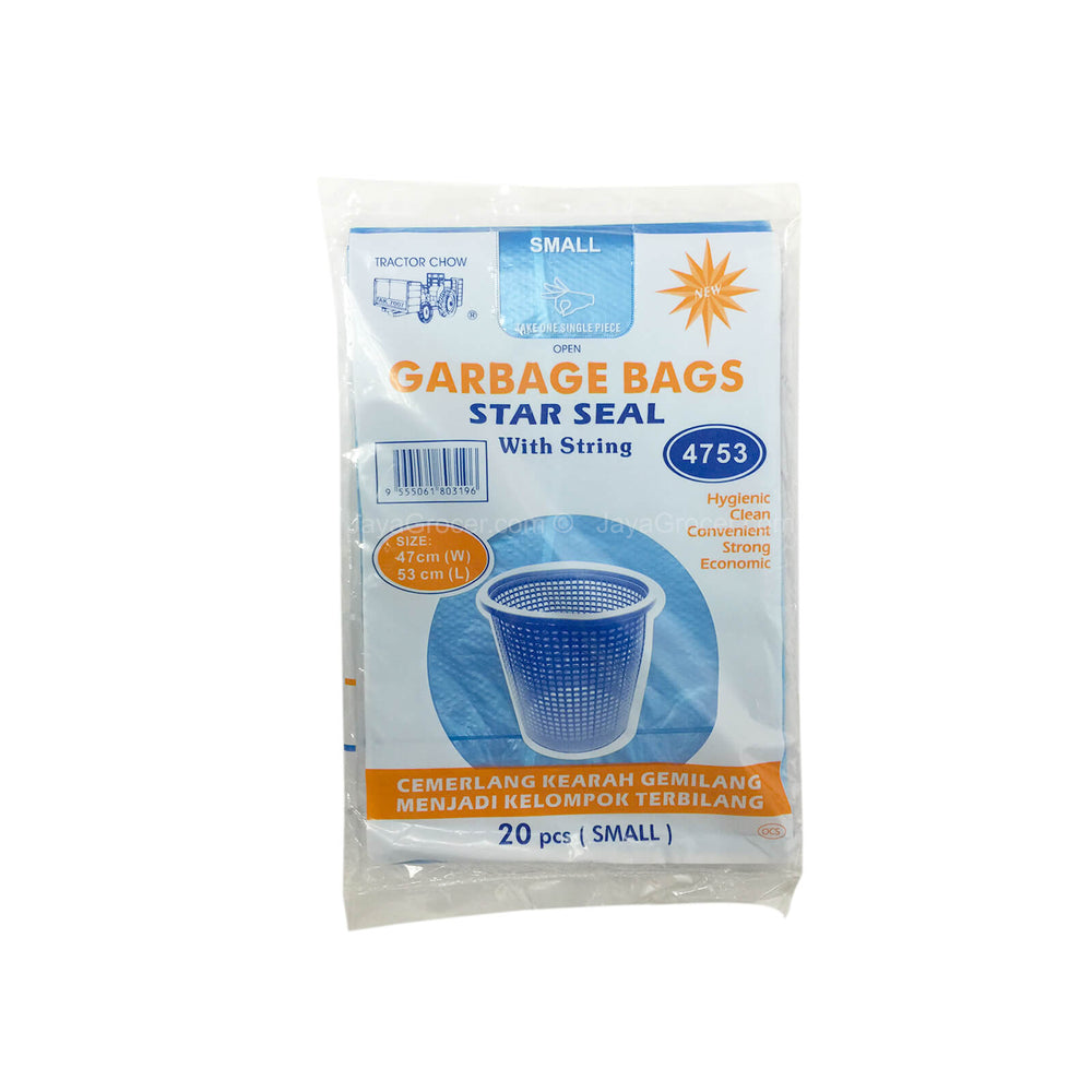 OC Garbage Bag Small Star Seal 47 x 53cm x 20
