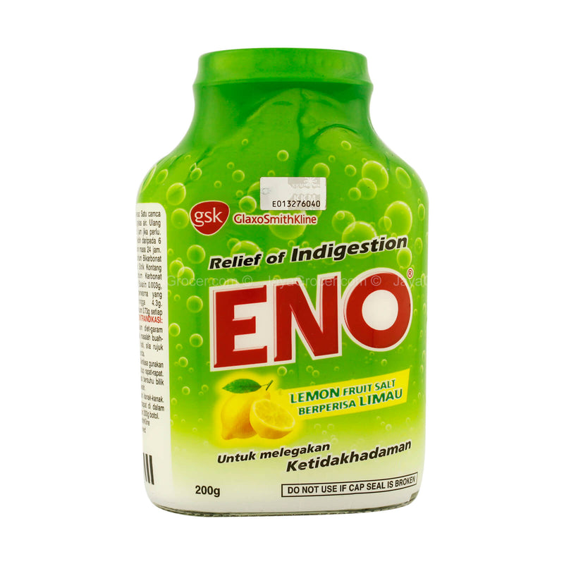 Eno Lemon Flavoured Fruit Salt Antacid Powder 200g