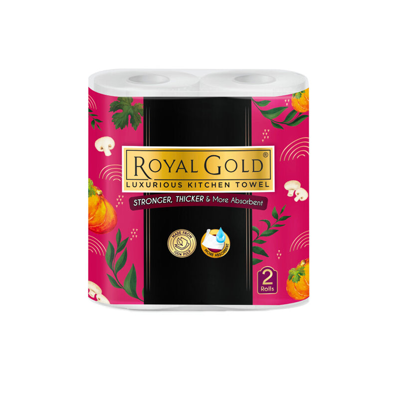 Royal Gold Luxurious Kitchen Towel 55pcs x 2rolls