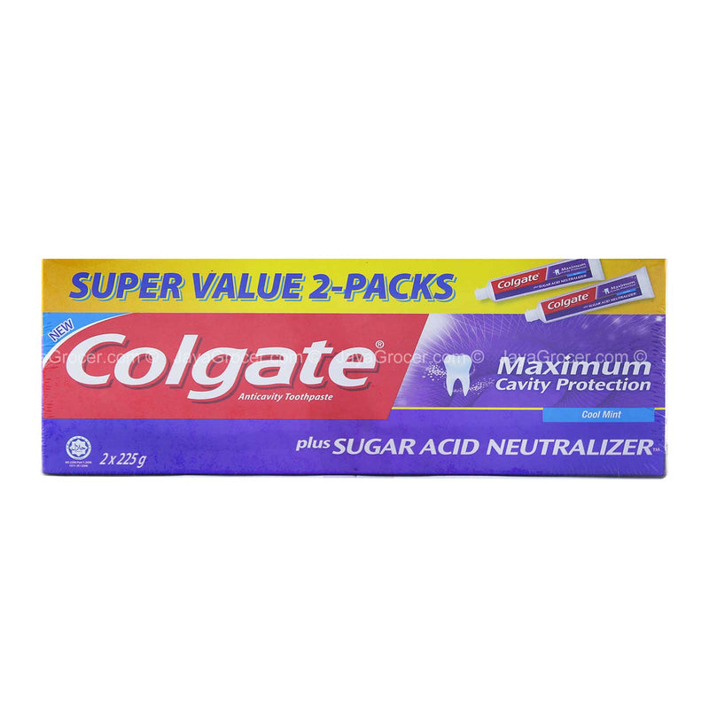 Colgate Sugar Acid Neutralizer Toothpaste 225g x 2