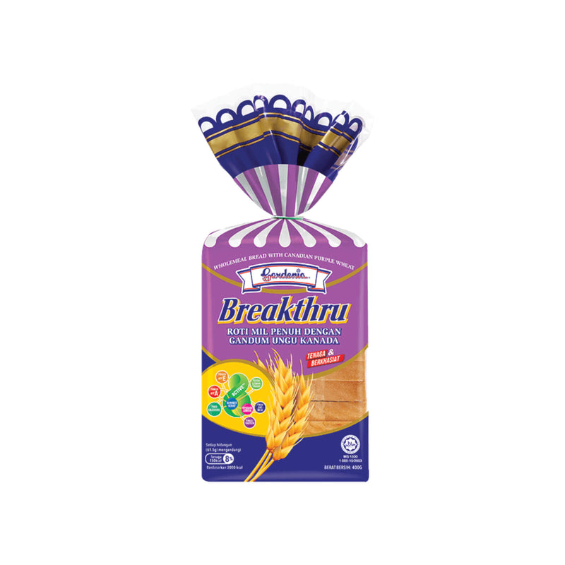 Gardenia Canadian Purple Wheat 100% Wholegrain Bread 400g