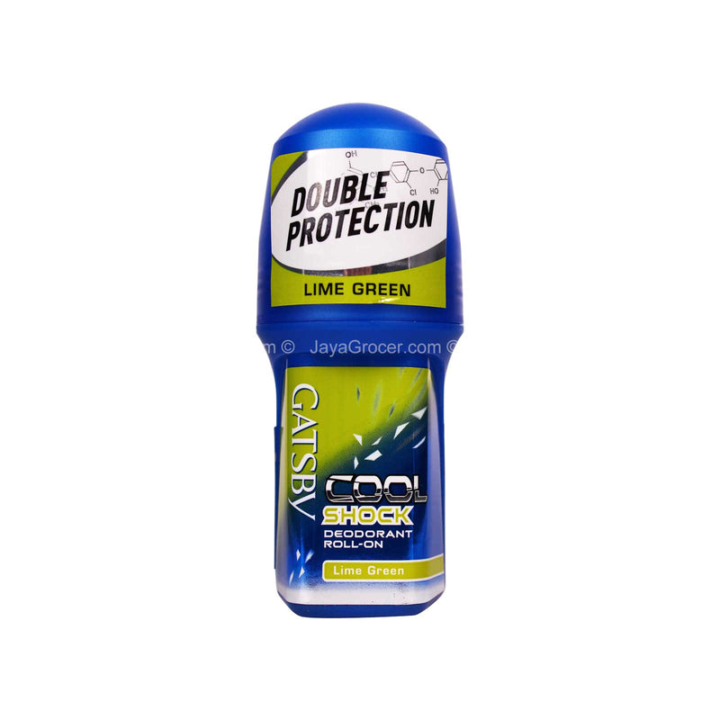 Gatsby Cool Shock Lime Green Roll-On Deodorant 60ml