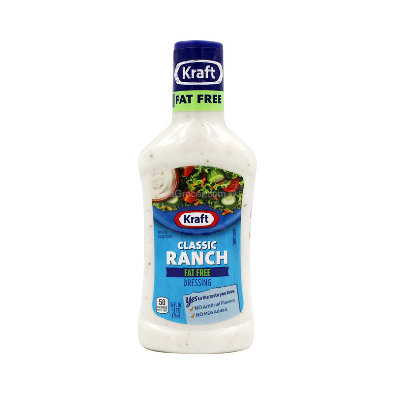 Kraft Classic Ranch Fat Free Dressing 473ml