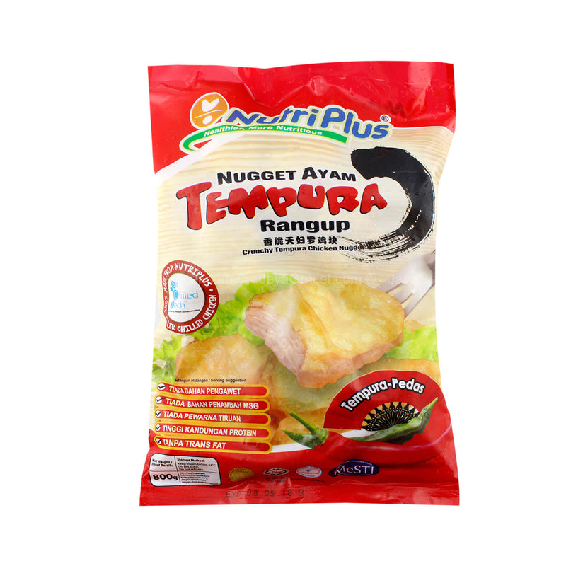 Nutriplus Crunchy Spicy Tempura Chicken Nugget 800g