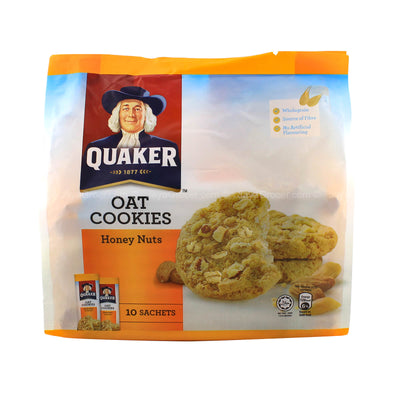 Quaker Oat Honey Nut Cookies 25g x 10
