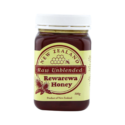 New Zealand Rewarewa Raw Honey 500g