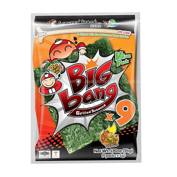 Tao Kae Noi Bigbang Tom Yum Goong Seaweed Snack 50g
