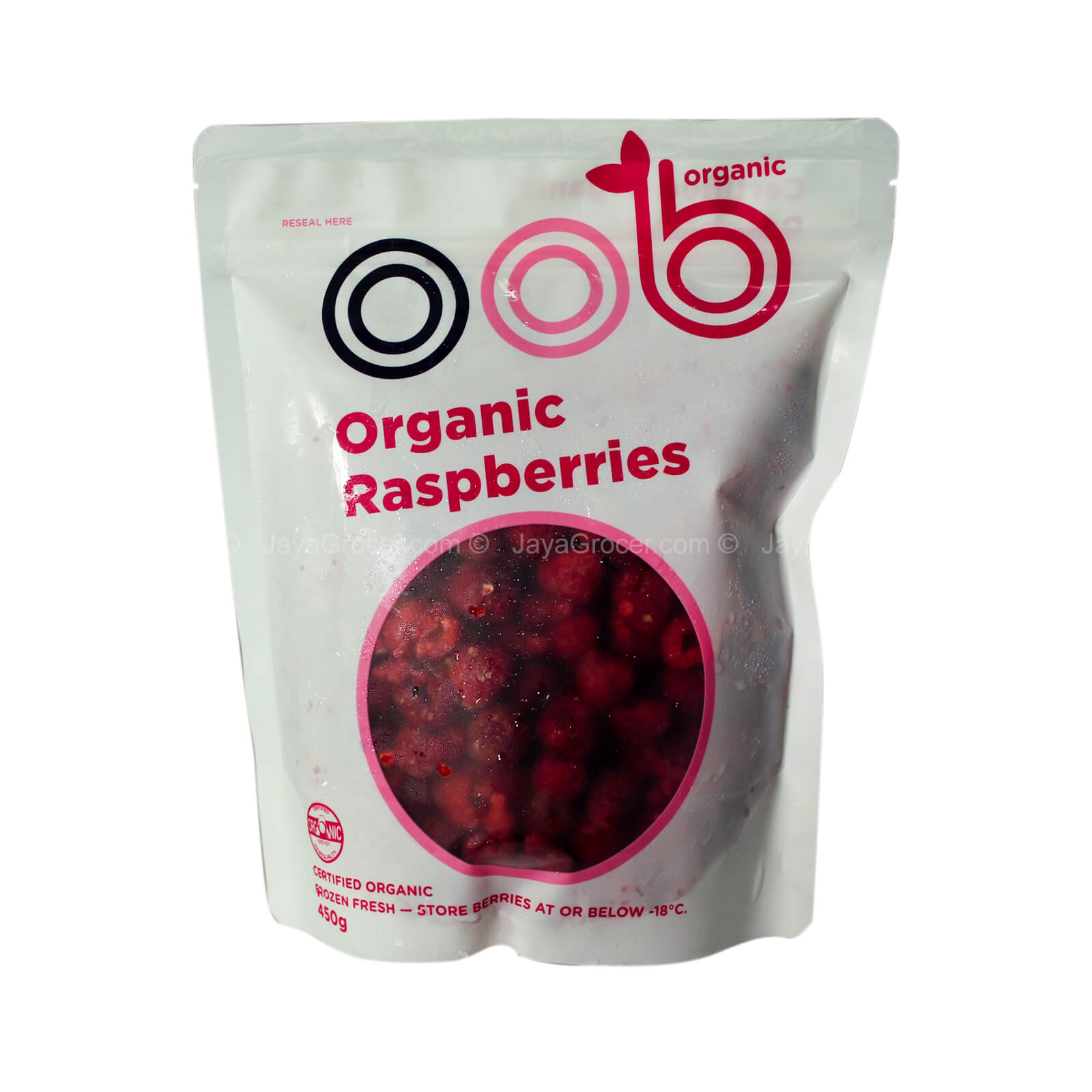 OOB Frozen Organic Raspberries 450g – Jaya Grocer | Plaza Jelutong