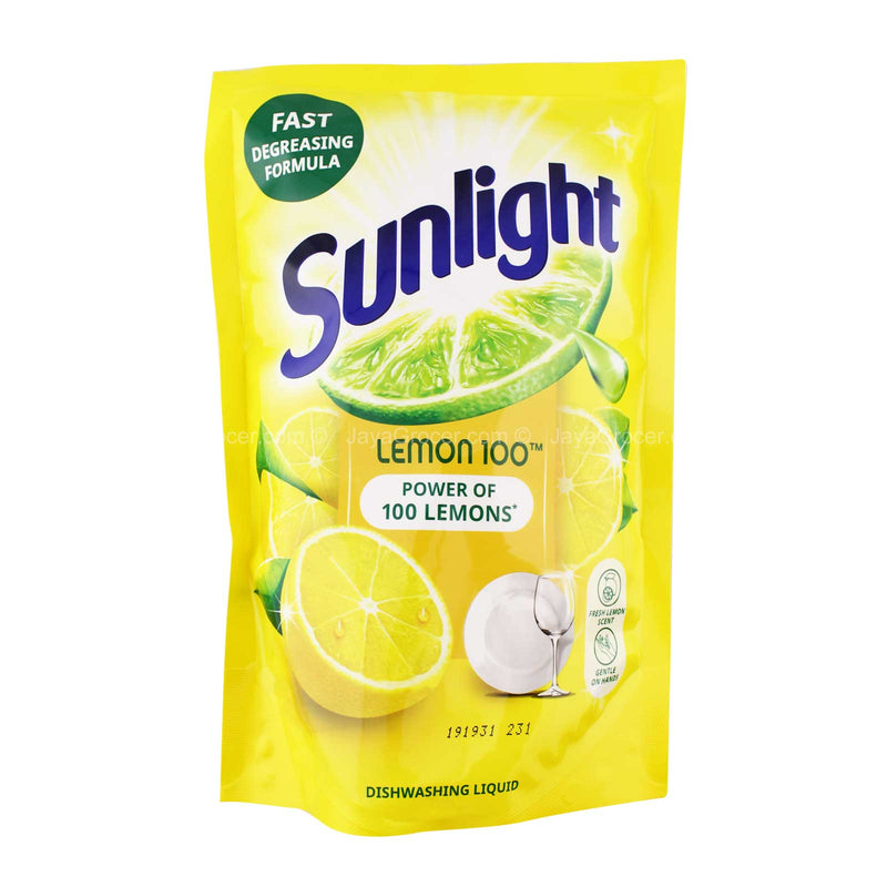 Sunlight Lemon 100 Dishwashing Liquid Refill Pack 700ml
